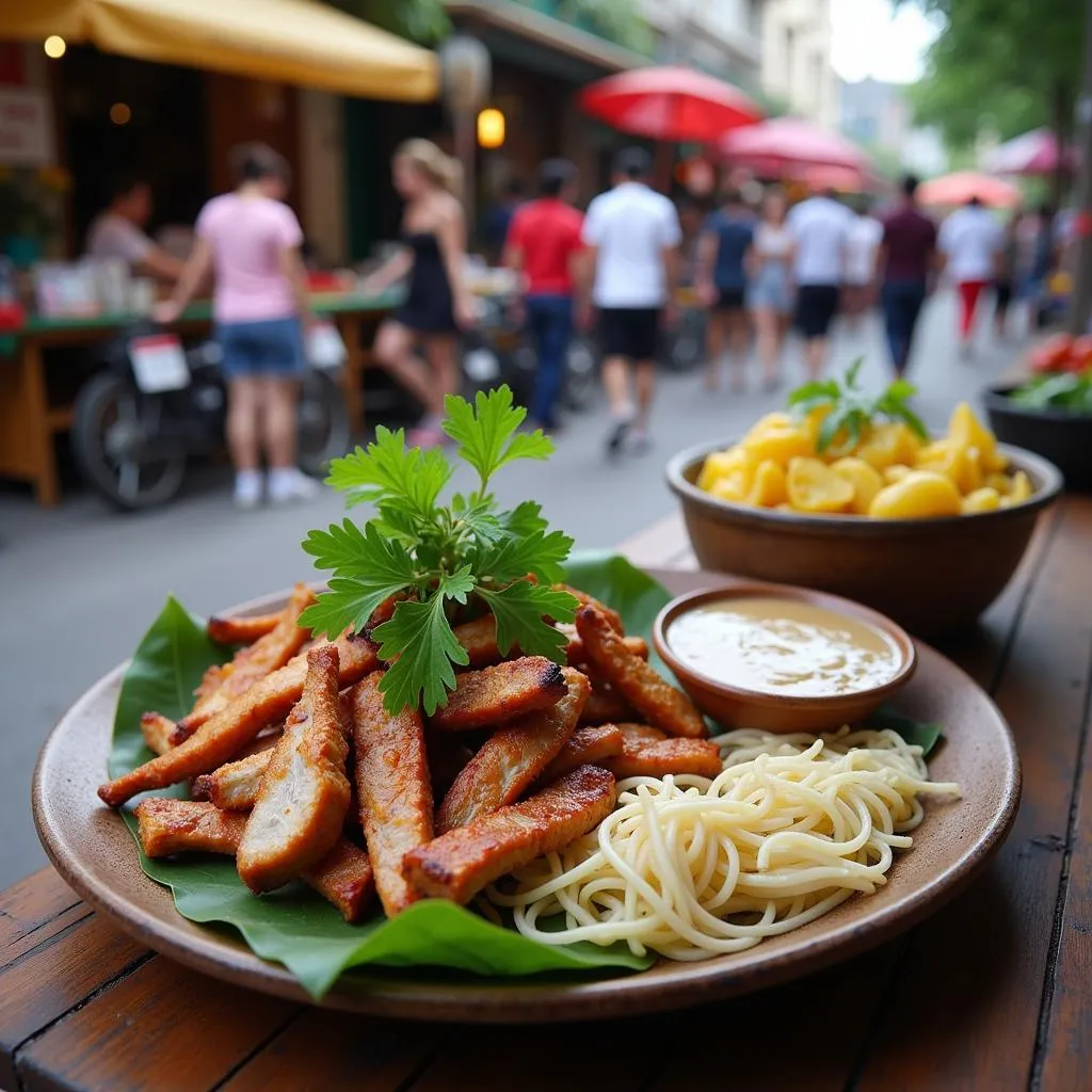 Bun Cha Hanoi Street Food