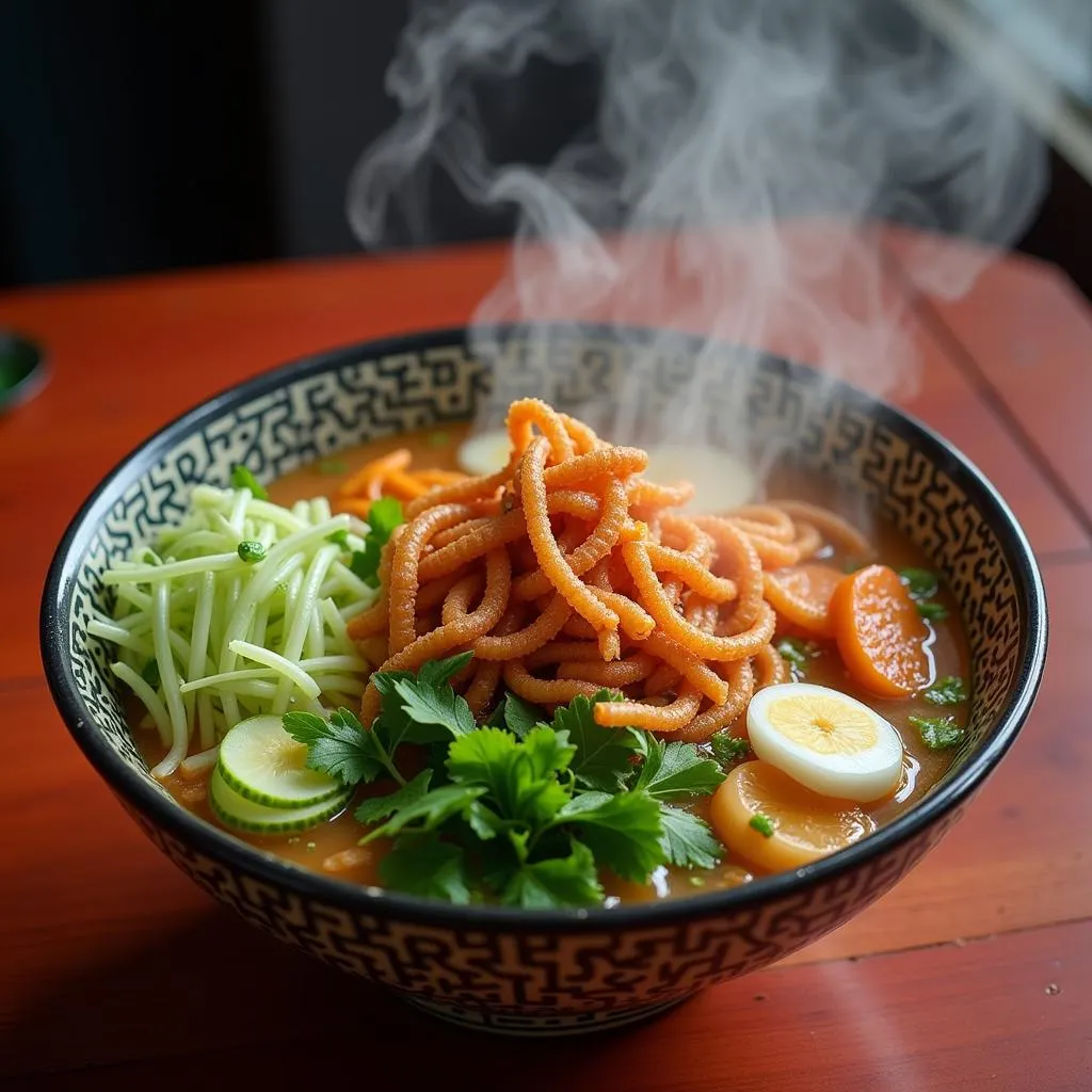 Bun Cha Ruoi - Ragworm Noodle Soup in Hanoi