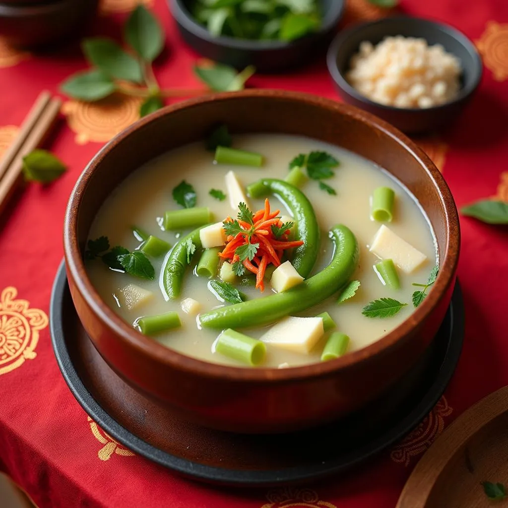 Canh Kho Qua on Tet table