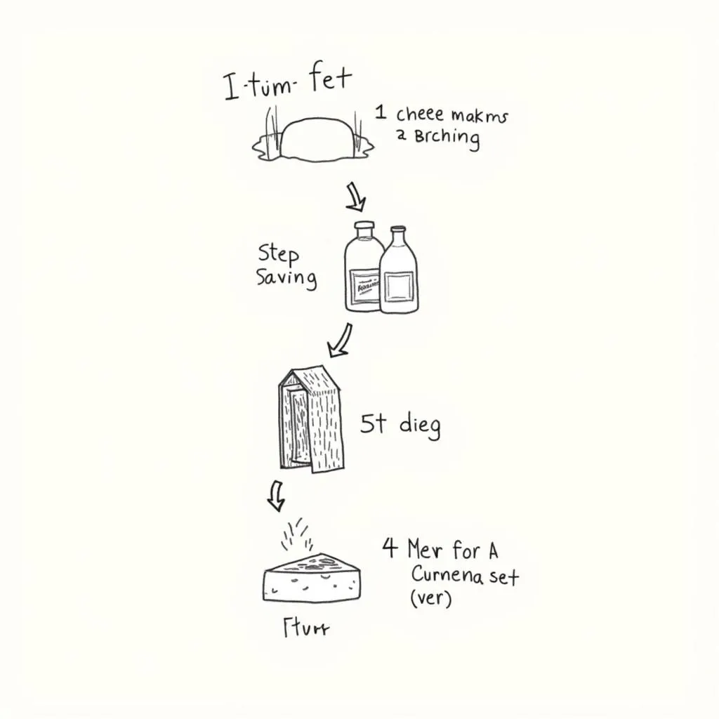 Cheesemaking Process Illustration