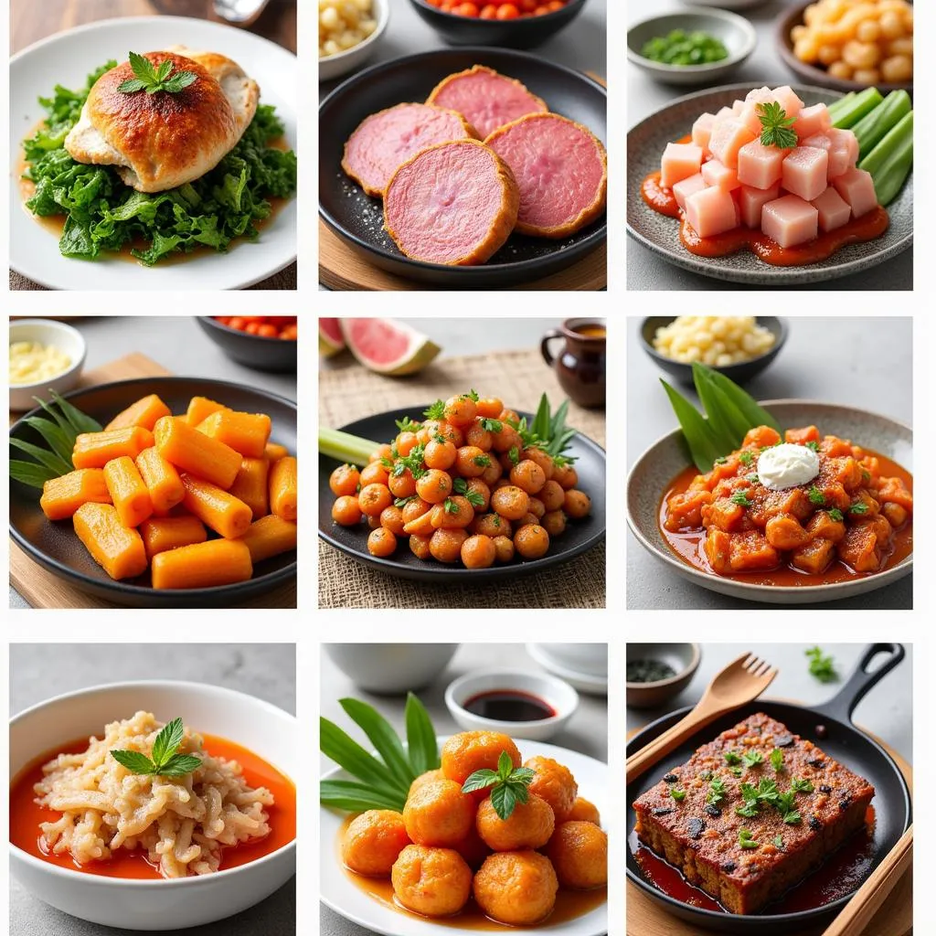 Regional variations of Chuseok dishes.