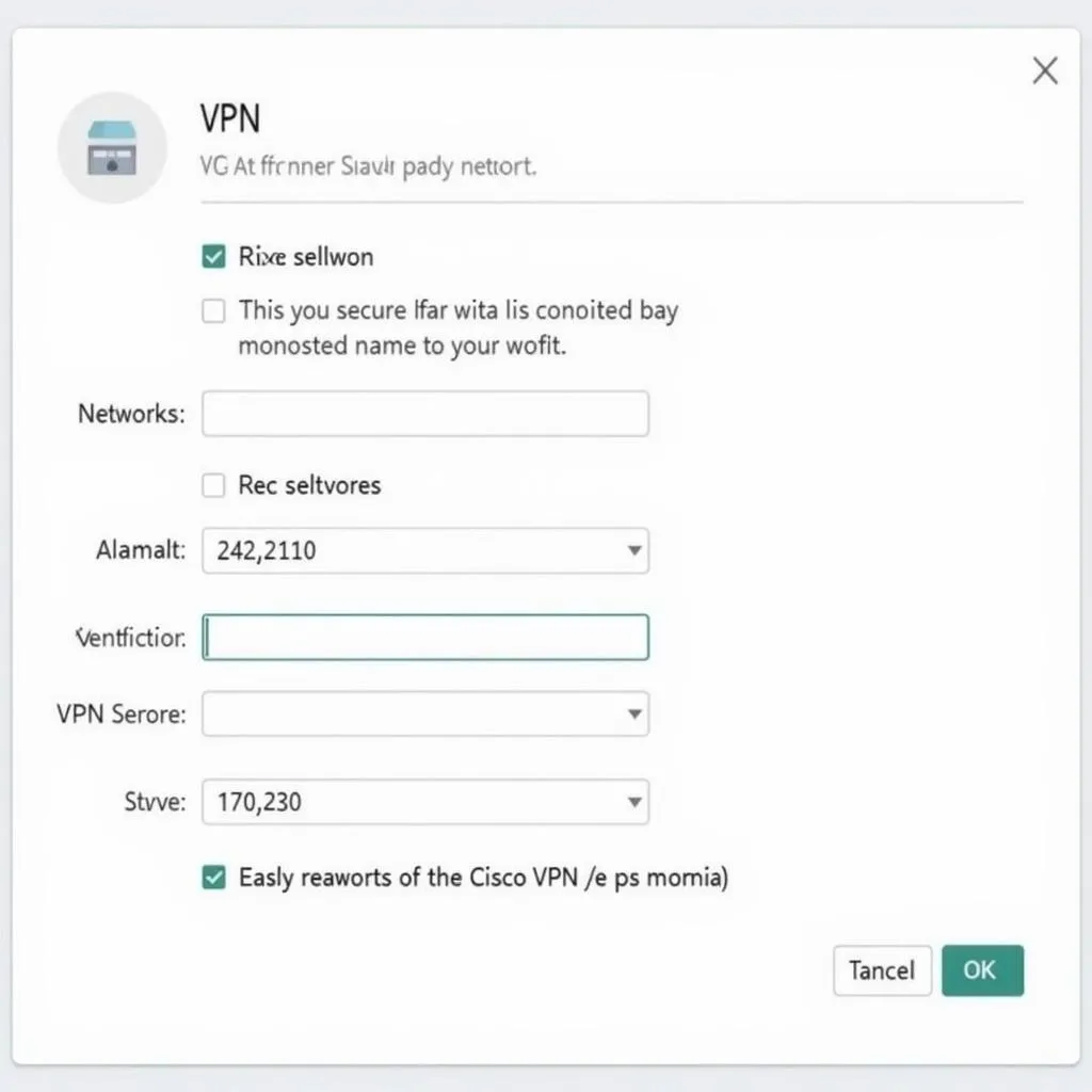 Cisco Firewall VPN Configuration