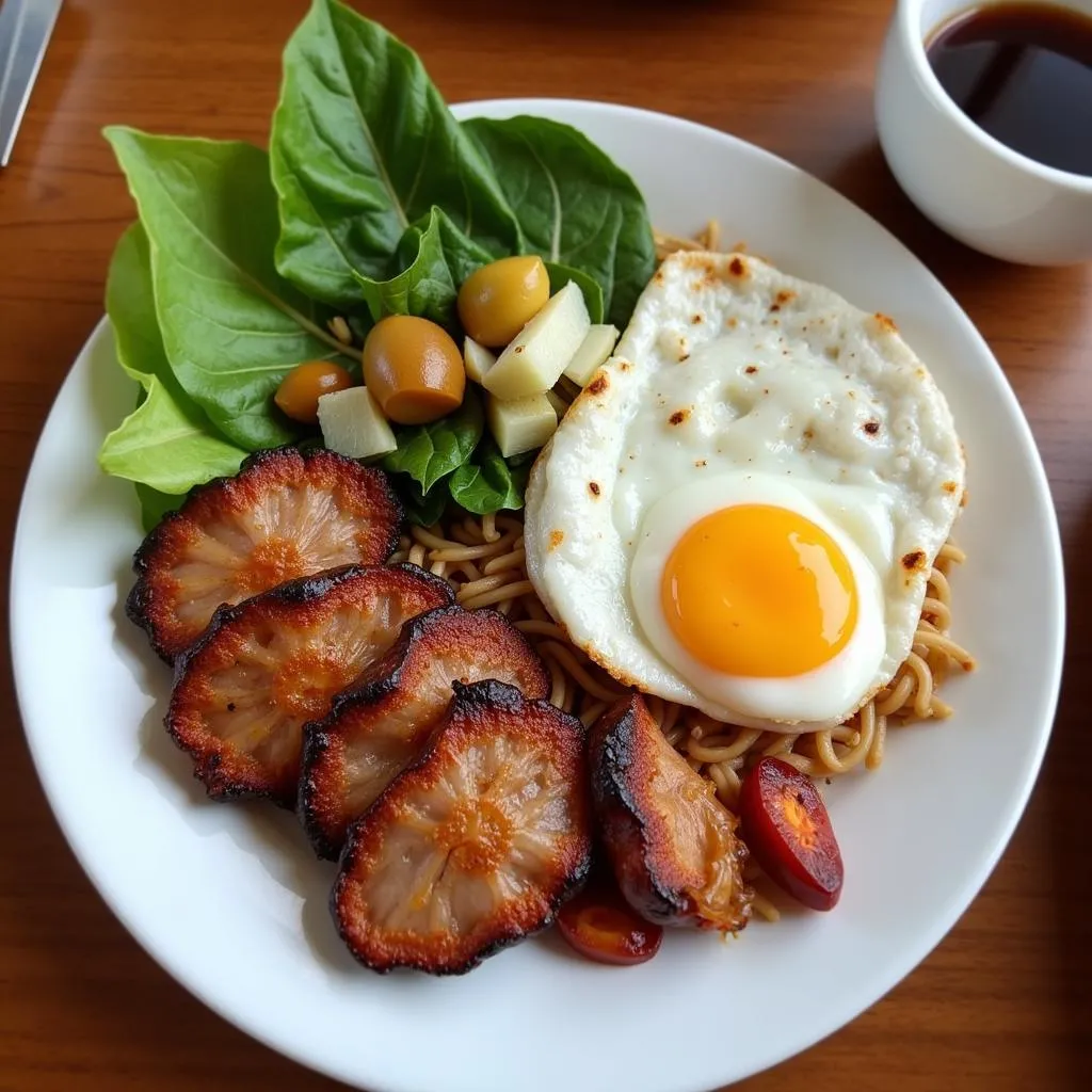 Com Tam plate in Saigon