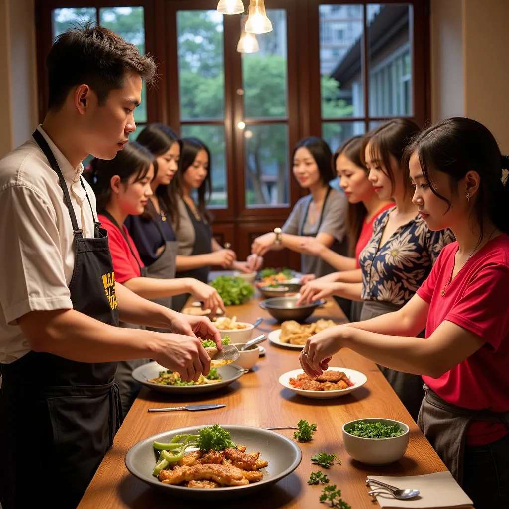 Cooking class in Hanoi