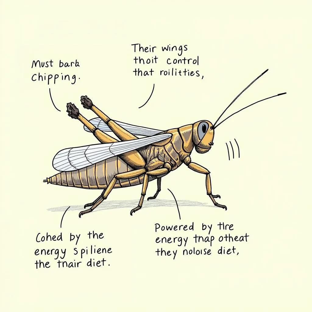 Cricket Chirping Mechanism