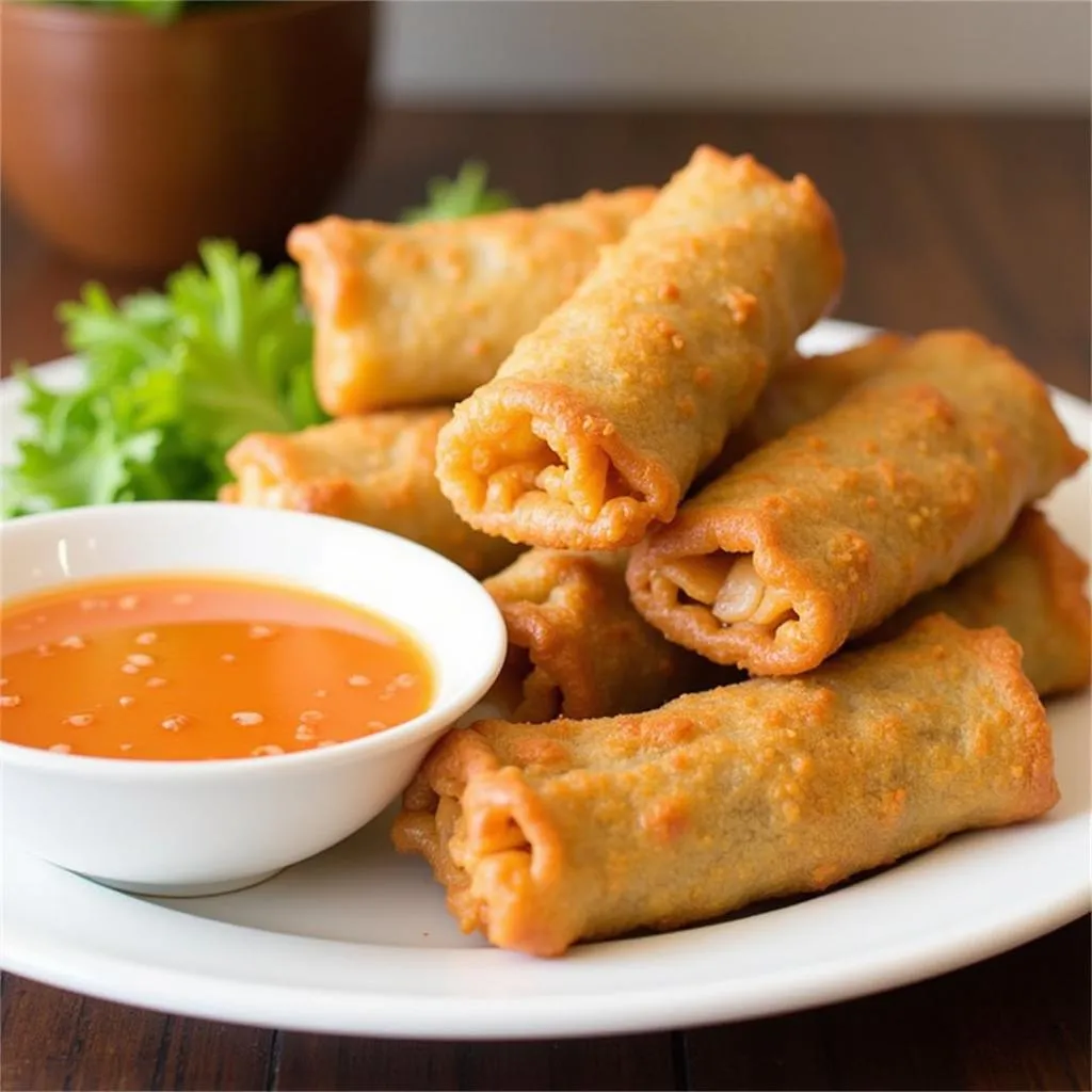 Crispy Spring Rolls Air Fried Hanoi