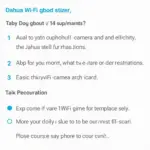 Dahua WiFi camera setup process