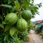 Dien pomelo tree thriving in Dien village