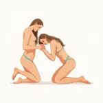 Couple in doggy style position