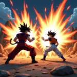 Dragon Ball Legends Combat Gameplay