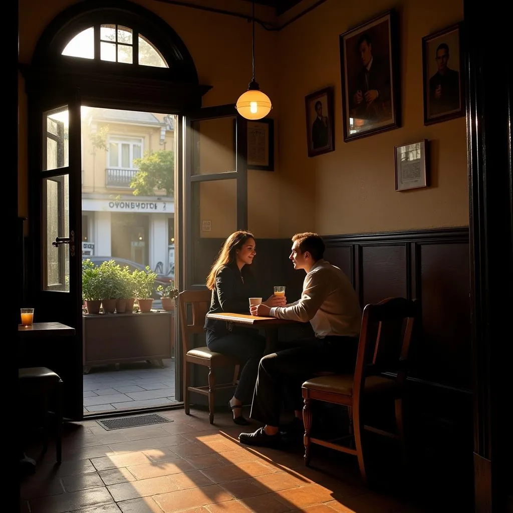 Exploring a hidden cafe in Hanoi's Old Quarter