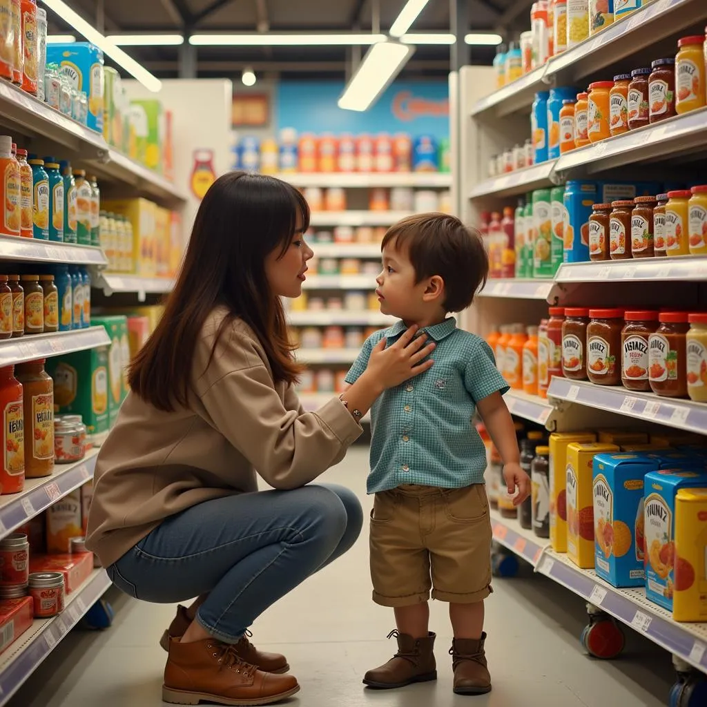 Searching for Heinz Baby Food in a Hanoi Supermarket