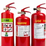 Different types of fire extinguishers