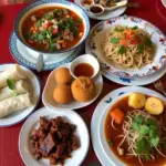 Vietnamese five elements in food