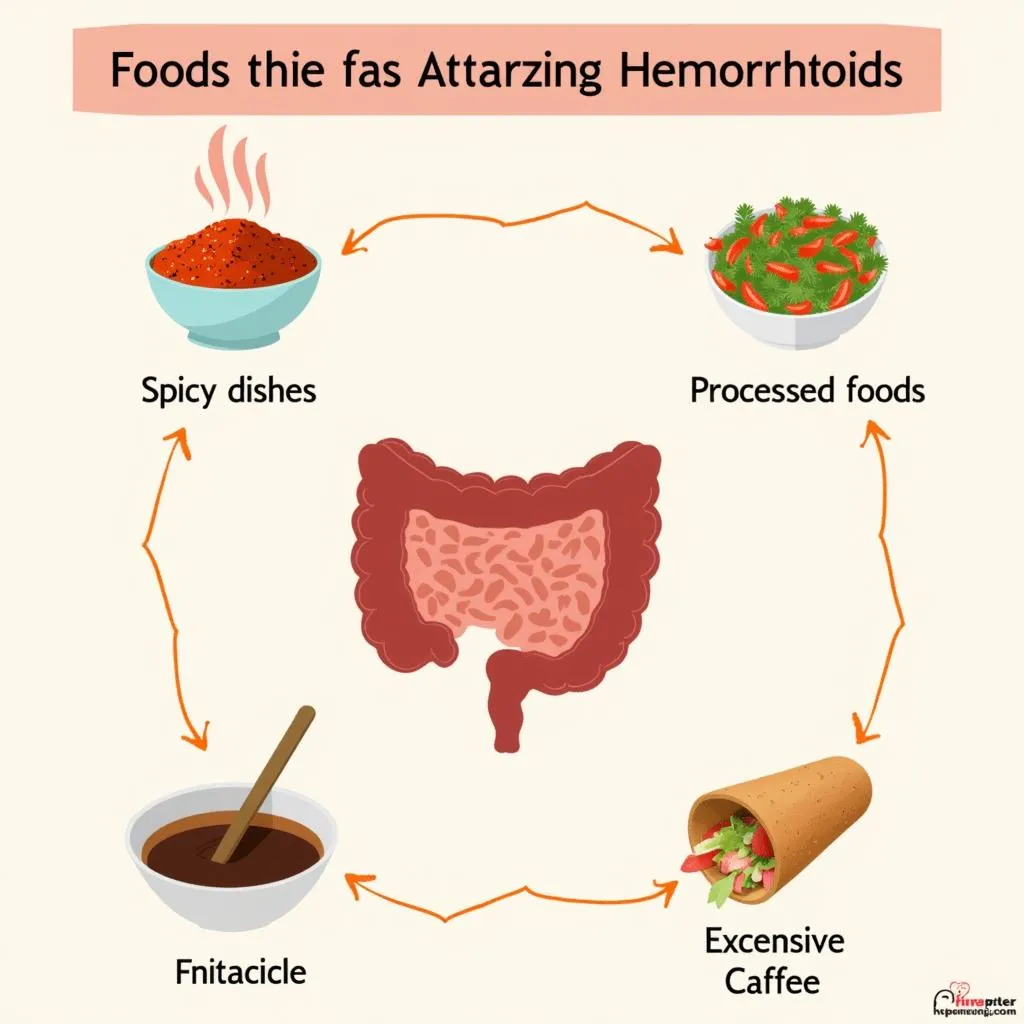 Foods to avoid with hemorrhoids