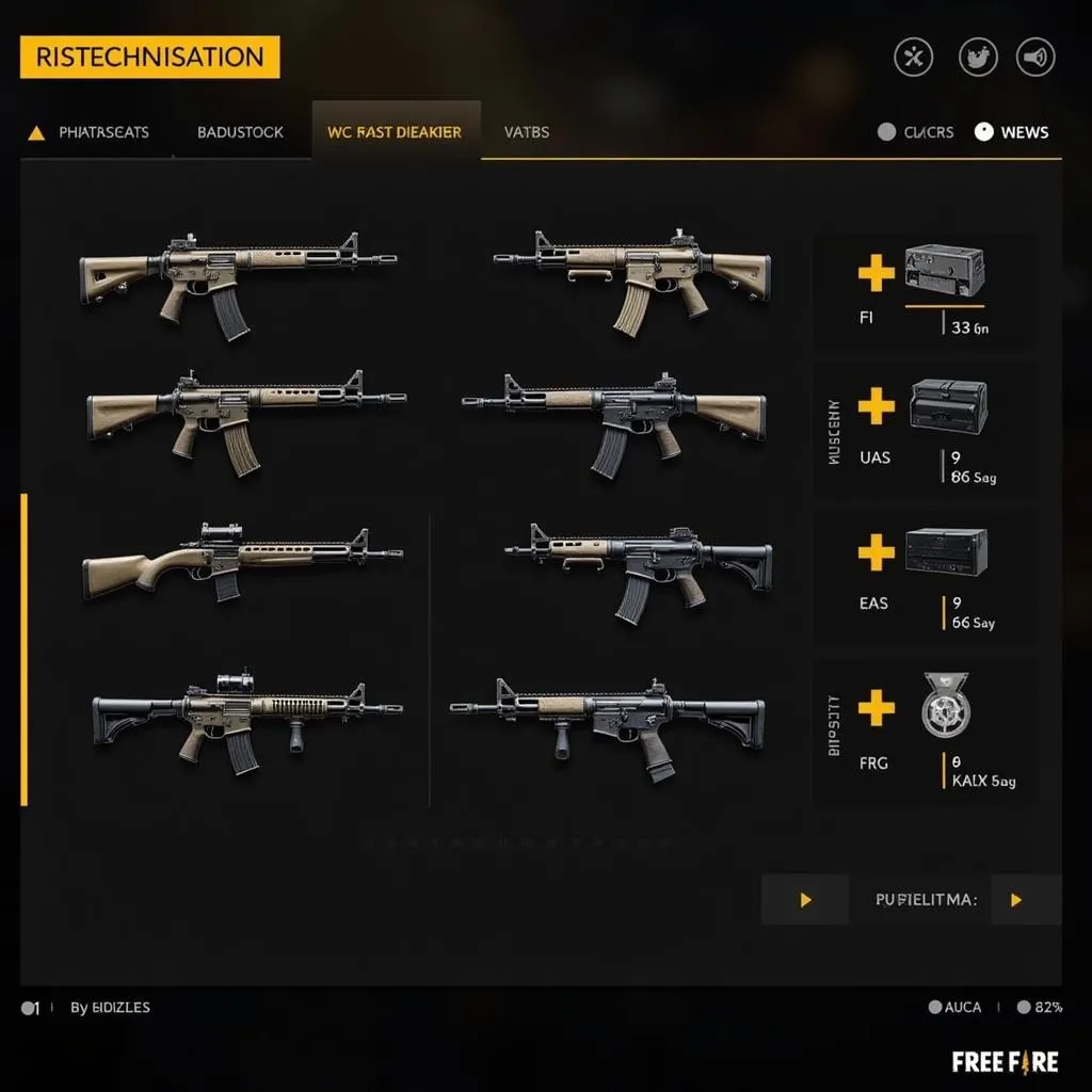 Free Fire Weapon Customization