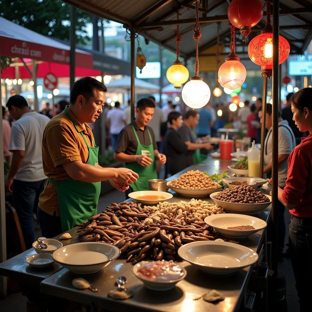 Fresh Eel at Hanoi Market