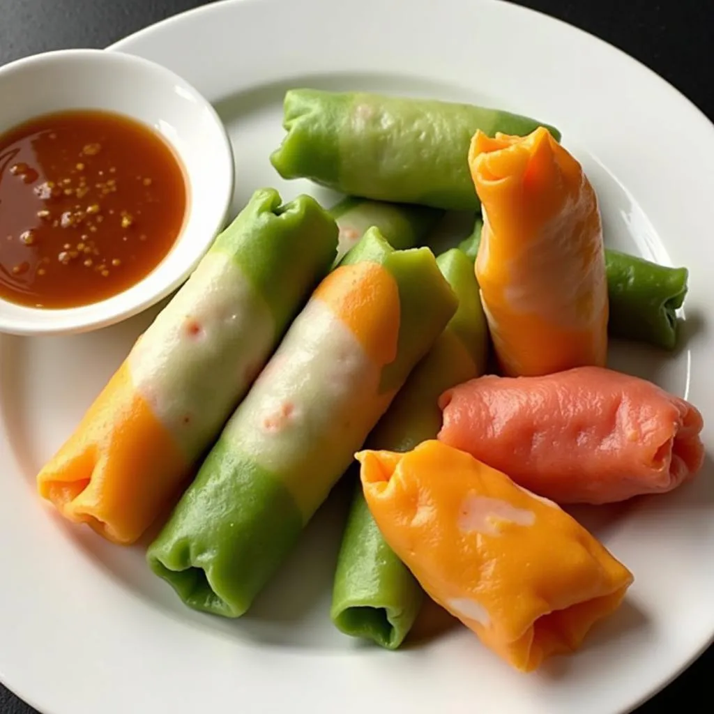 Fresh Spring Rolls in Hanoi