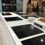 Giovani induction cooktop models on display