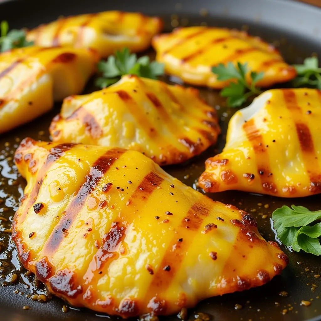 Grilled Stingray with Turmeric and Galangal