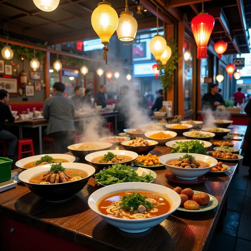 Vietnamese Pho stall