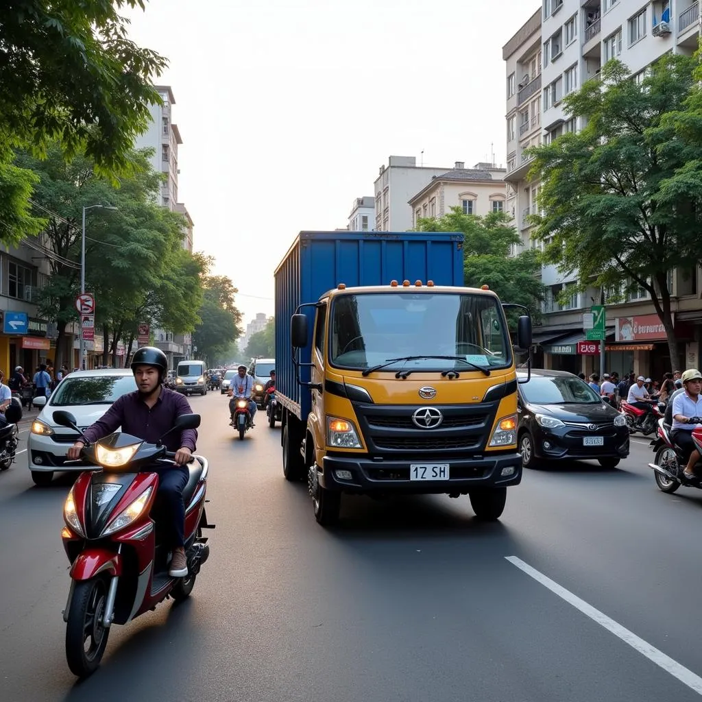 Hanoi 3 Ton Truck Rental Logistics