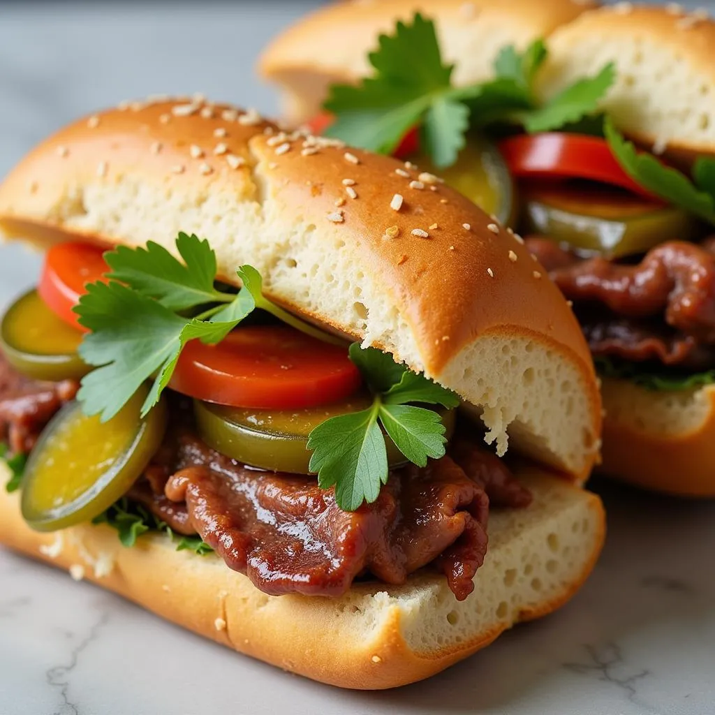 Hanoi Banh Mi Sandwich