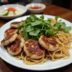 Hanoi bun cha street food