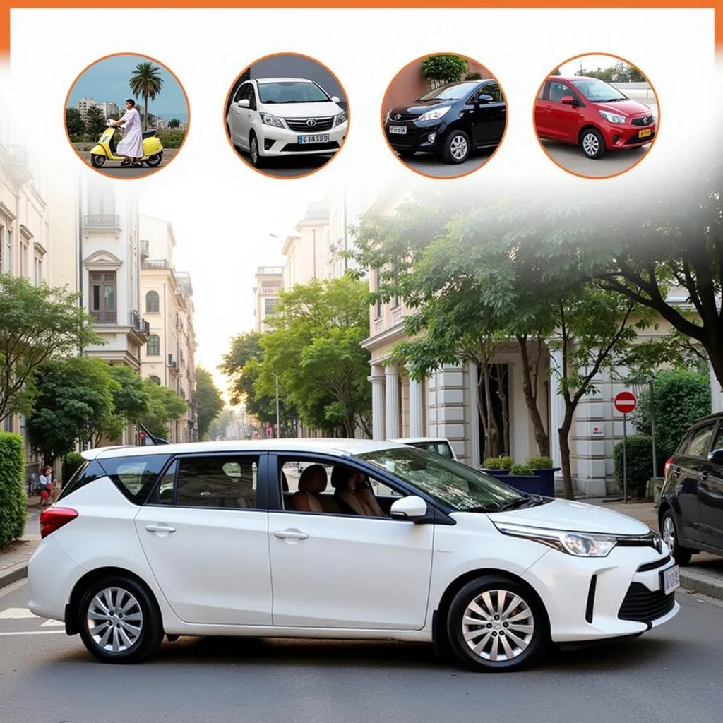 Hanoi car rental options available at TRAVELCAR