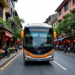 Hanoi charter bus rental exploring the Old Quarter