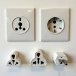 Hanoi electrical outlets and various types of plugs