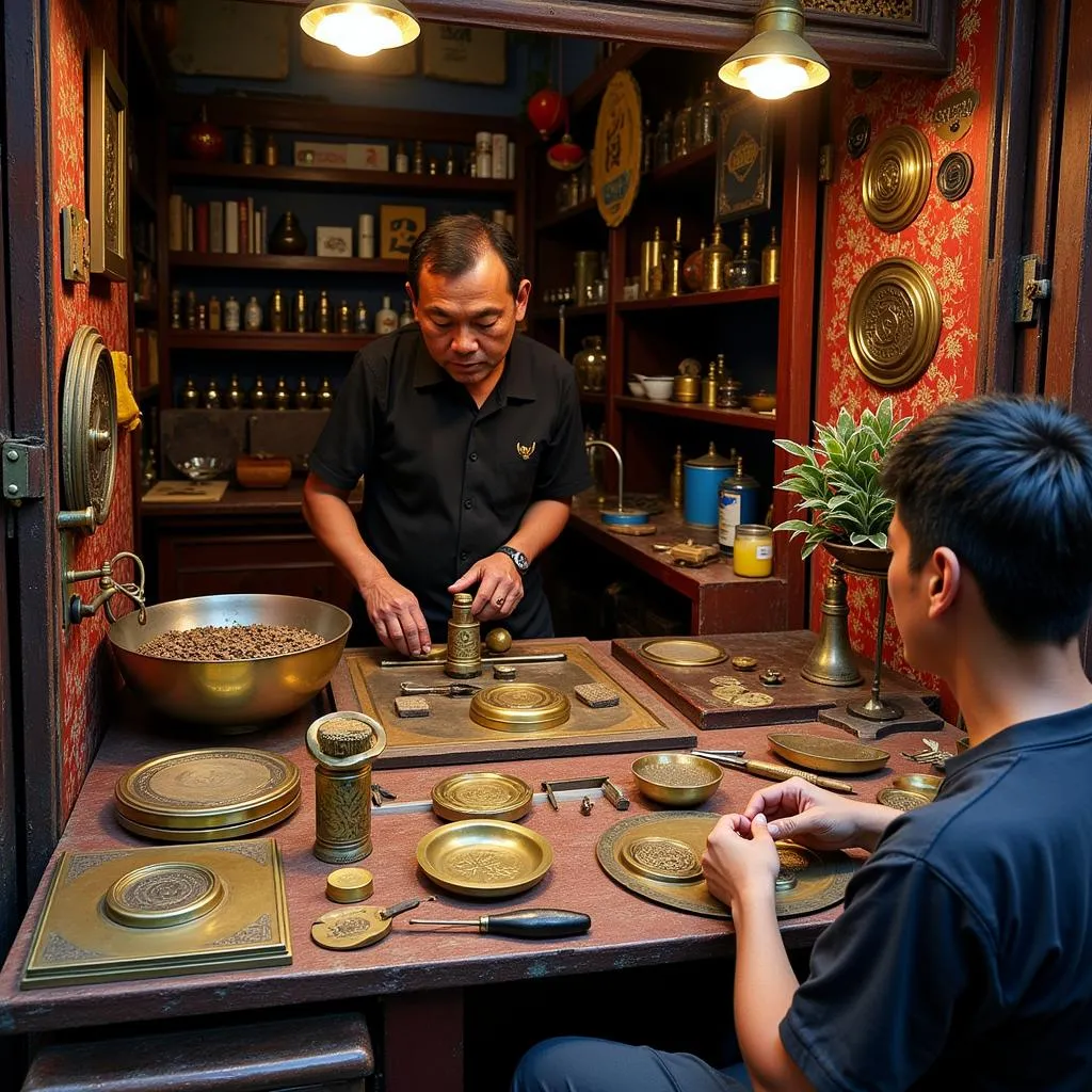 Hanoi Engraving Shop Storefront