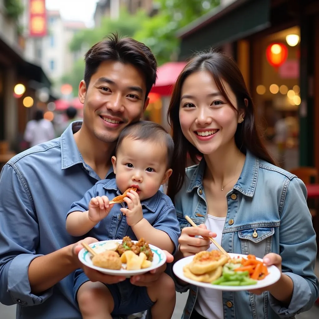 Hanoi family street food tour