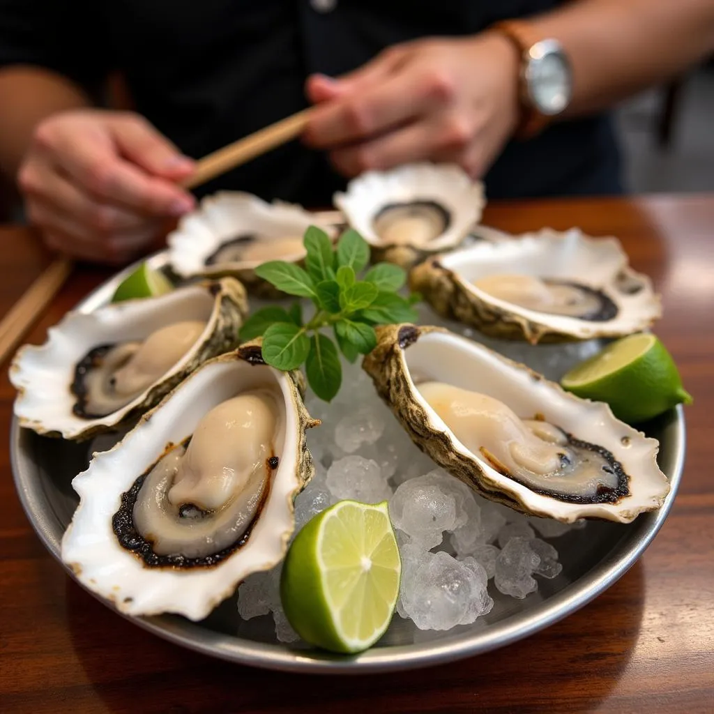 Hanoi fresh oysters