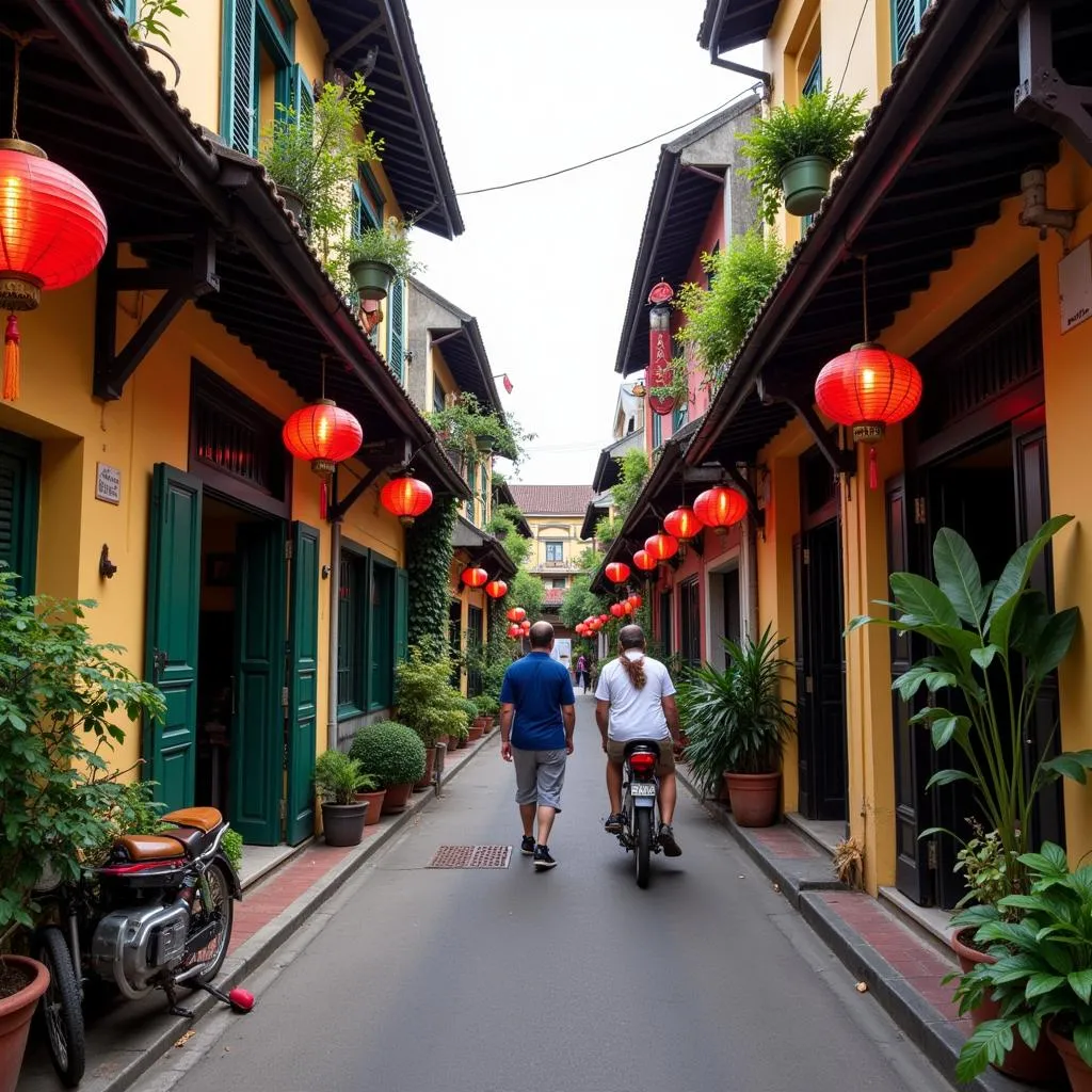 Hanoi hidden alleyway