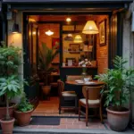 Cozy hidden cafe in Hanoi Old Quarter