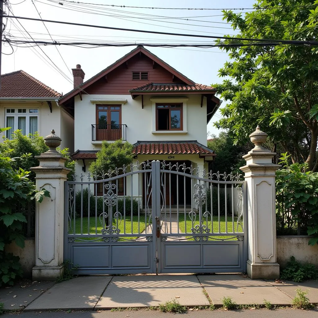 Barbed Wire Fence Hanoi Home