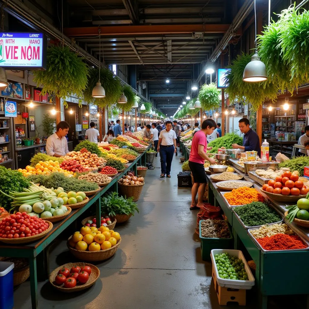 Hanoi Market Fresh Produce