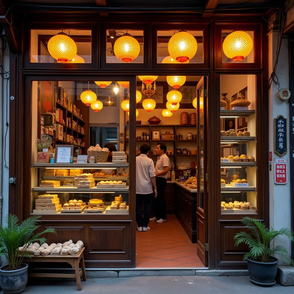 Traditional Hanoi bakery in Old Quarter