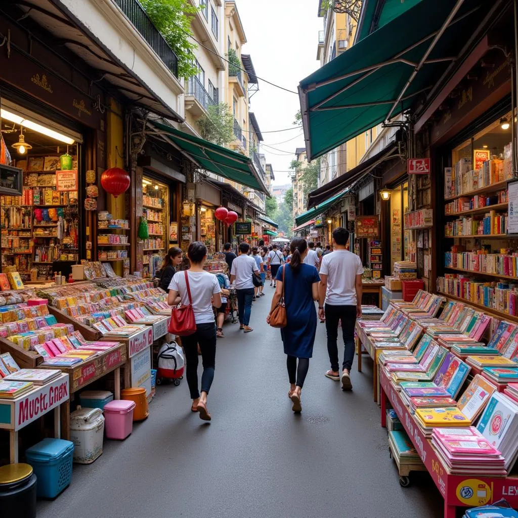 Vibrant Stationery Shops in Hanoi's Old Quarter