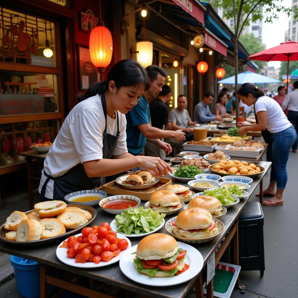 Hanoi Old Quarter street food