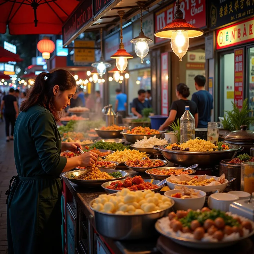 Hanoi Old Quarter street food