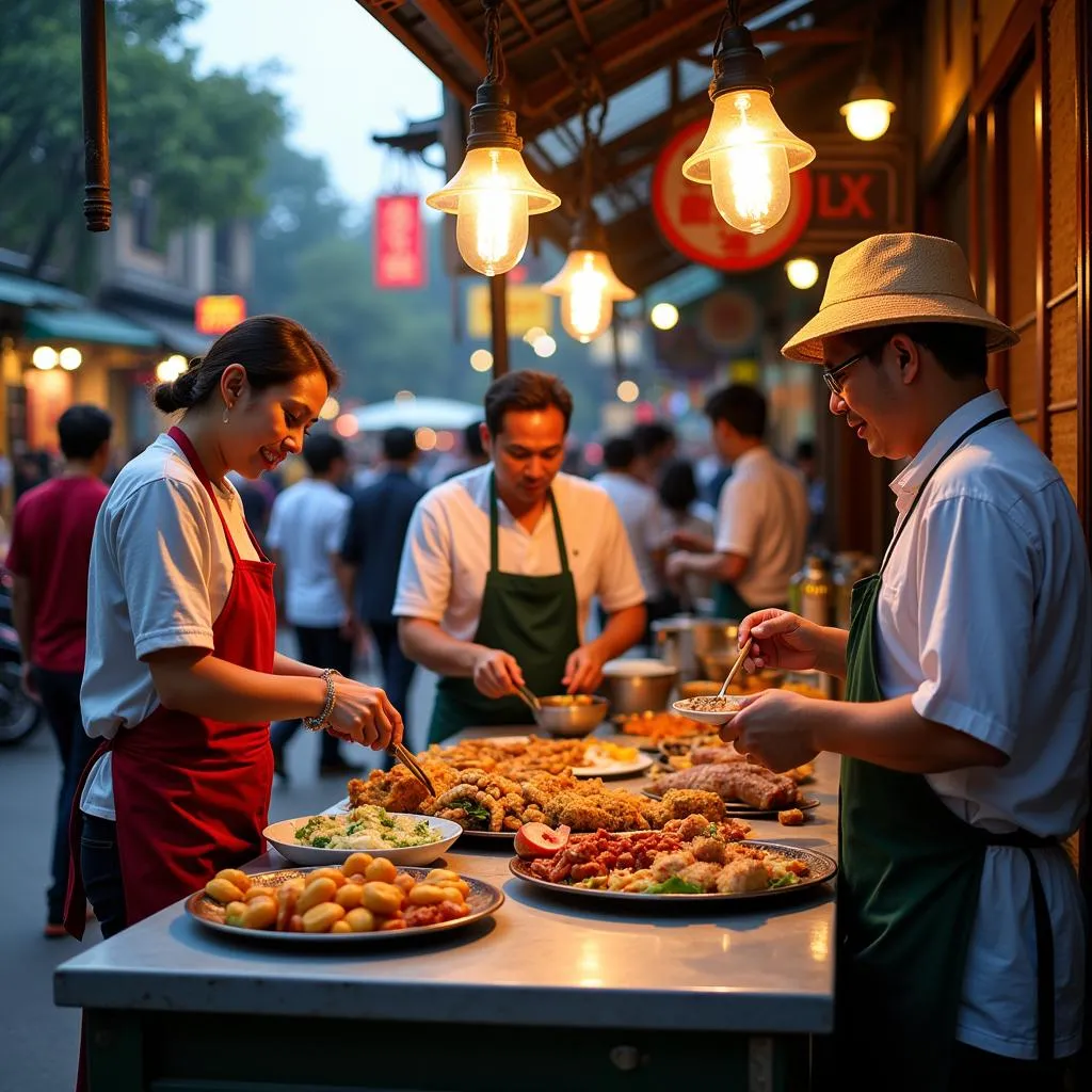 Hanoi Old Quarter street food