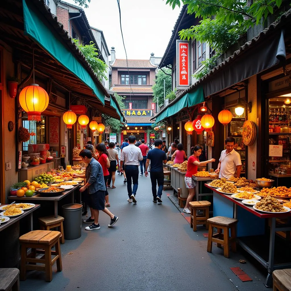 Hanoi Old Quarter street food