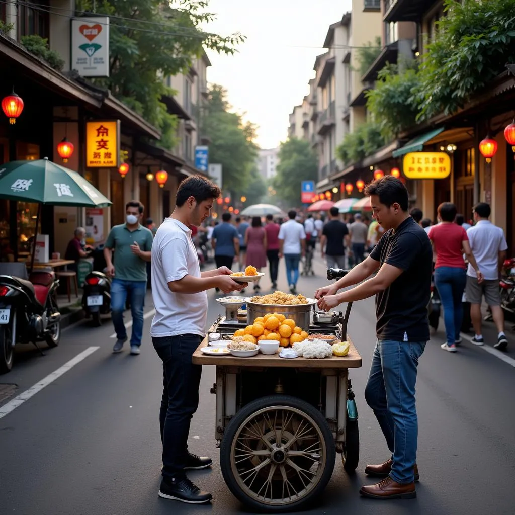 Hanoi Old Quarter street vendor