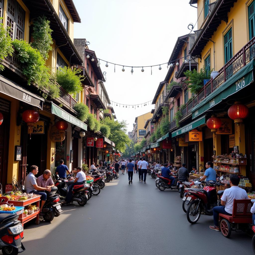 Hanoi Old Quarter street vendors