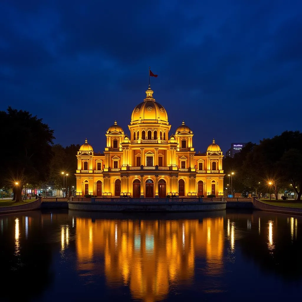 Hanoi Opera House at night