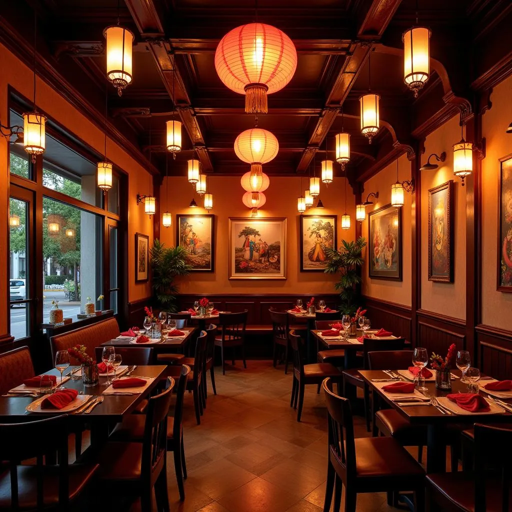 Hanoi Restaurant Interior