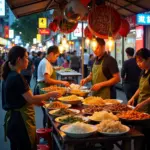 Hanoi street food vendors