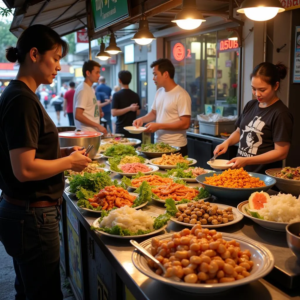 Choosing Safe Street Food in Hanoi